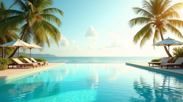 Piscine coque avec plage intégrée : le modèle qui fait rêver les familles